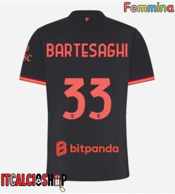 AC Milan Davide Bartesaghi #33 Terza Maglia Femmina 2026-27 Manica Corta